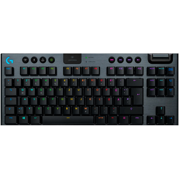 LOGITECH G915 TKL LIGHTSPEED Wireless Mechanical Gaming Keyboard - CARBON - US INTL - LINEAR ( 920-009520 ) 