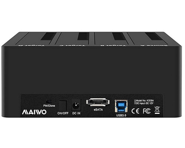 MAIWO Docking station USB 3.0 na 4 x SATA 2,5