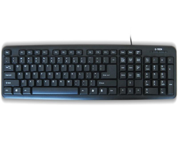 ETECH E-5050 PS2 YU crna tastatura