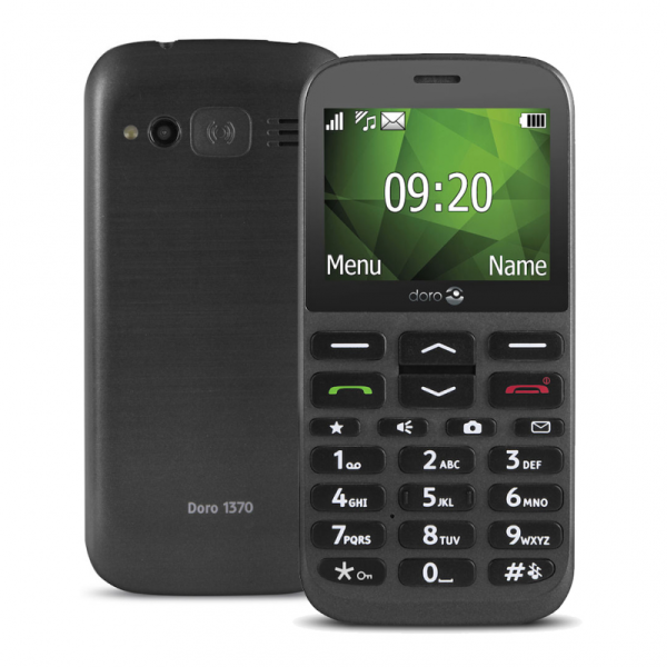 Mobilni telefon Doro 1370 2.4'' DS crni