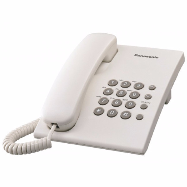 Stoni telefon Panasonic KX-TS 500 FXW white