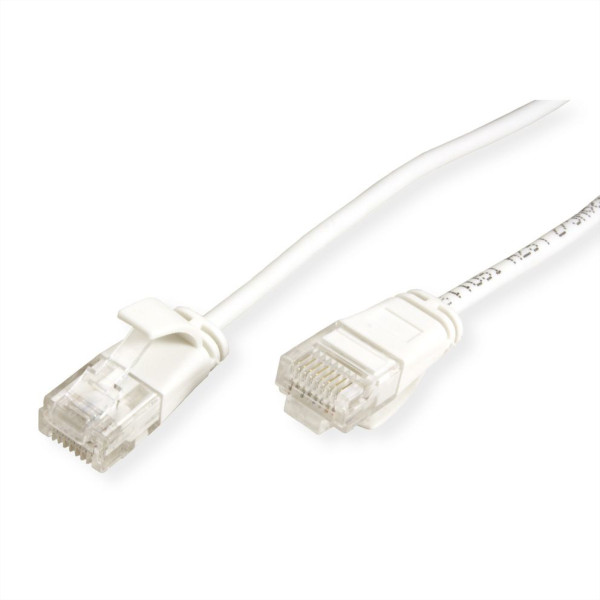 Secomp Roline UTP Data Center PatchCord SLIM Cat6A/Cl.EA LSOH white 0.3m ( 4309 )