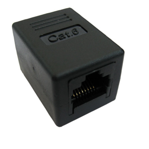 Secomp Value RJ45 Coupler Cat6, UTP, black ( 1693 )