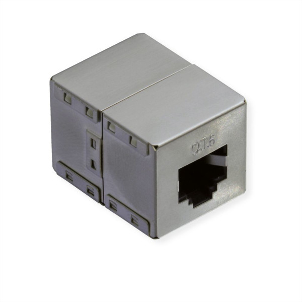 Secomp Value RJ45 Modular Coupler Cat6, STP, shielded, silver ( 2716 )