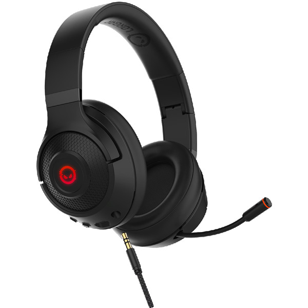 Lorgar Noah 501, gaming bluetooth headset with microphone, BT 5.3 JL7006, battery 1000mAh, type-C charging cable 0.8m, audio cable 1.5m, si