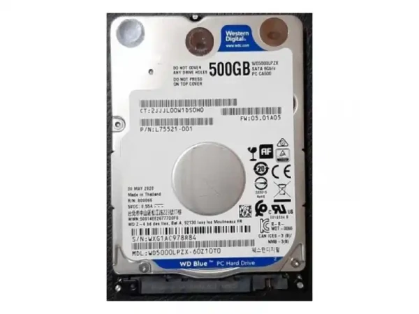 Hard disk 2.5 SATA3 Western Digital Caviar 500GB  WD5000LPZX Blue-bulk