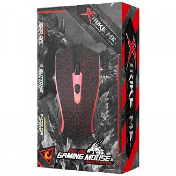 Mouse Xtrike USB GM206 Black