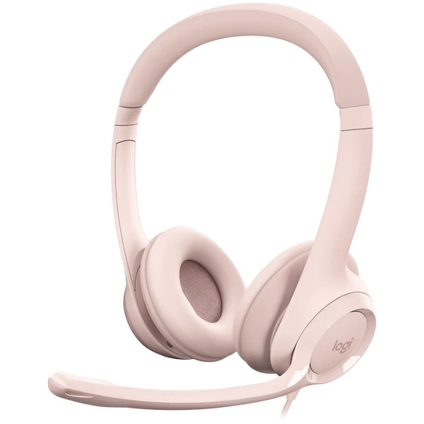 LOGITECH H390 Corded Headset - ROSE - USB ( 981-001281 ) 