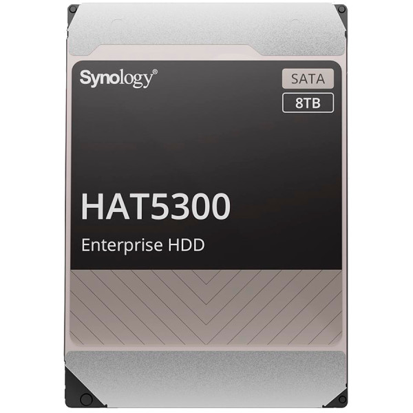 Synology HAT5300-8T 8TB 3.5'' HDD SATA 6Gbs, 512e; 7200rpm, Buffer size : 256MiB, MTTF 2M hours, warranty 5 years ( HAT5310-8T ) 