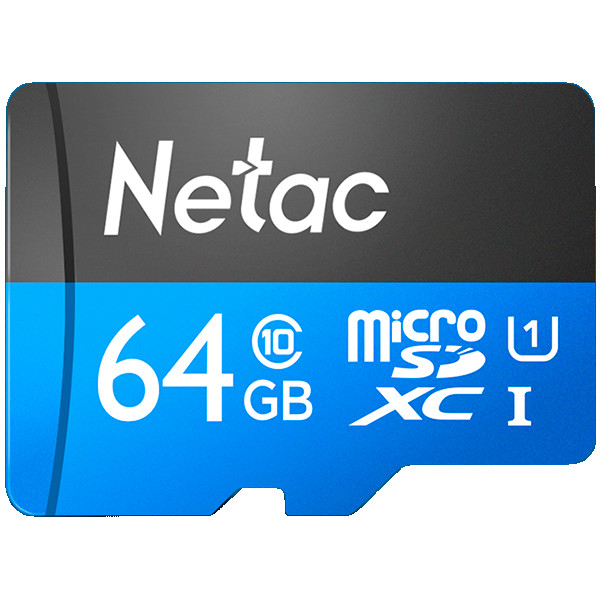 Netac MicroSD card P500 Standard 64GB, bulk version ( NT02P500STN-064G-N ) 