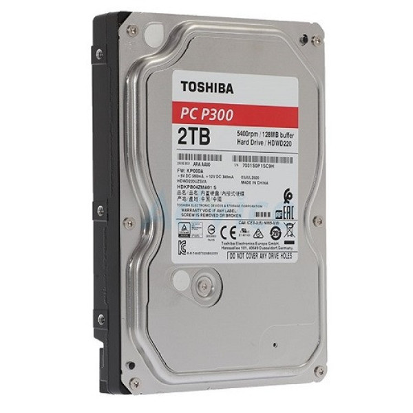 HDD TOSHIBA 2TB HDWD220UZSVA SATA3 128MB