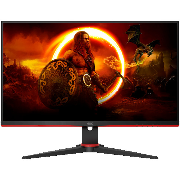 AOC Monitor LED 27G2SAEBK 27'' VA 1920x1080 at 165HZ 3000:1, 1ms, Freesync Premium, VGA, HDMI, DP, 3y ( 27G2SAEBK ) 