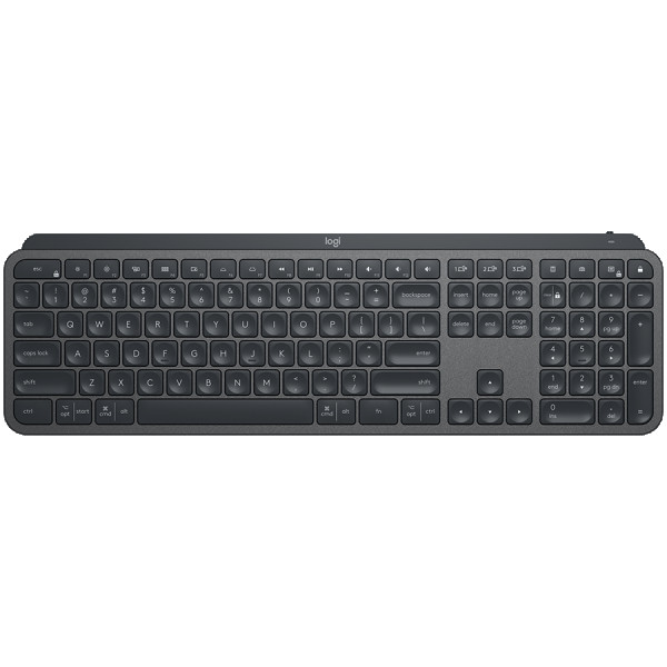 LOGITECH MX Keys S Plus Bluetooth Illuminated Keyboard with Palm Rest - GRAPHITE - US INTL ( 920-011589 ) 