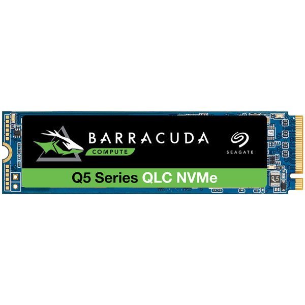 Seagate® BarraCuda(TM) Q5, 500GB SSD, M.2 2280-S2 PCIe 3.0 NVMe, ReadWrite: 2,300  900 MBs, EAN: 8719706027717 ( ZP500CV3A001 ) 