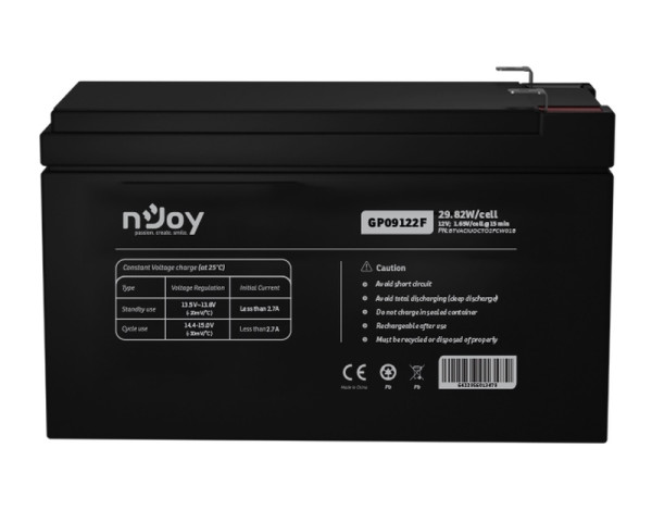 NJOY GP09122F baterija za UPS 12V 9Ah (BTVACIUOCTO2FCW01B)