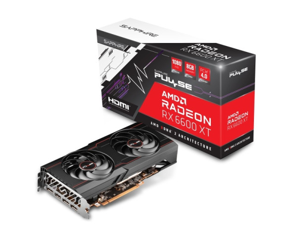 SAPPHIRE AMD Radeon RX 6600 XT 8GB 64bit PULSE RX 6600 XT 8GB (11309-03-20G)