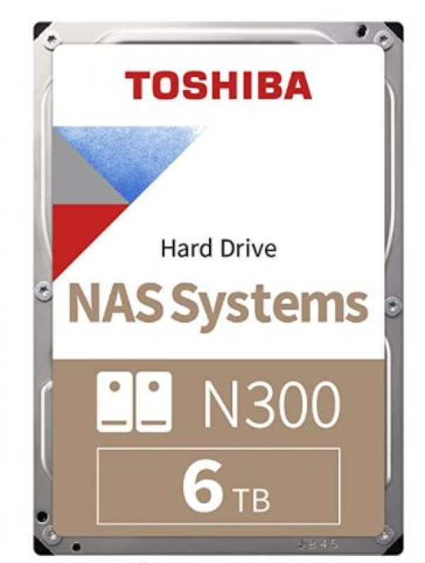 HDD 6TB Toshiba HDWN160UZSVA NAS N300 7200RPM 128MB