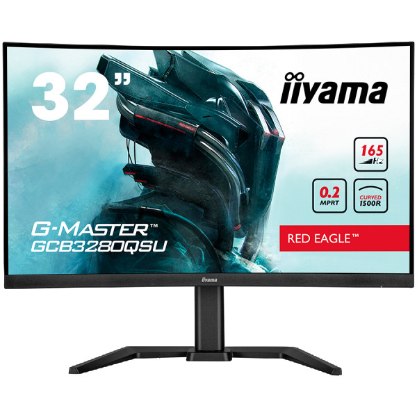 IIYAMA 32'' ETE VA-panel Curved Gaming 1500R, G-Master Red Eagle, FreeSync, 2560x1440@144Hz, 350cdm˛, 1x DisplayPort, 2xHDMI, 0,2ms MPRT, Sp