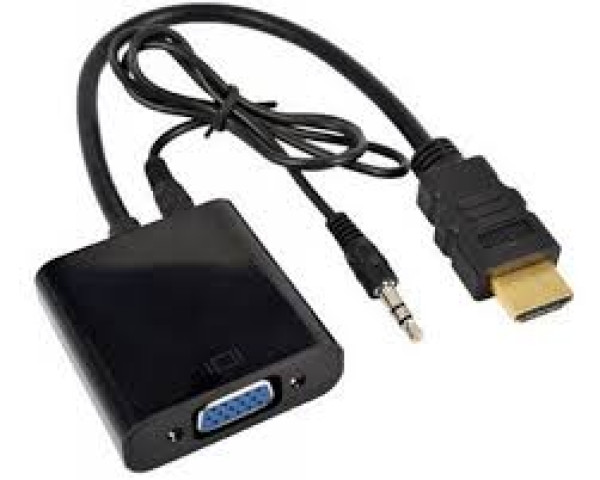 Adapter E-Green HDMI (M) - VGA (F) sa audio kablom