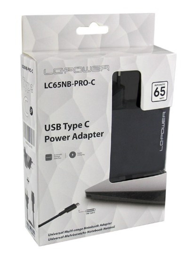 NB ADAPTER LC Power LC65NB-PRO-C Adaptera 65W/USB Type C