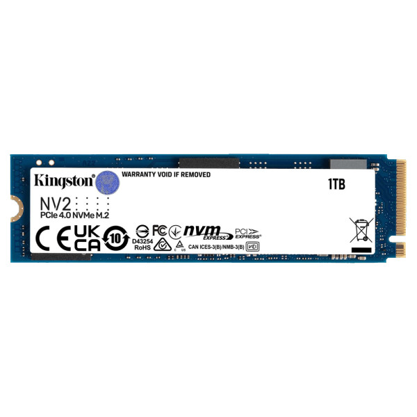 HDD SSD Kingston 2TB M.2 NVMe PCIe 4.0 SNV2S/2000G NV2 Series