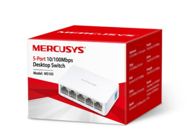 LAN Switch Mercusys MS105 5port 10/100Mbps Mini Desktop Switch (44155)