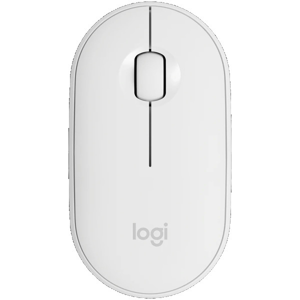 LOGITECH M350S Pebble 2 Bluetooth Mouse - TONAL WHITE - DONGLELESS ( 910-007013 ) 