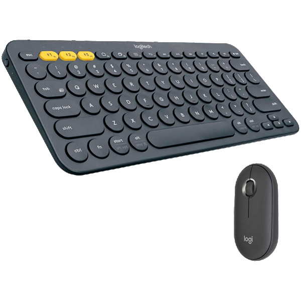 LOGITECH Pebble 2 Bluetooth Keyboard Combo - TONAL GRAPHITE - US INTL ( 920-012239 ) 