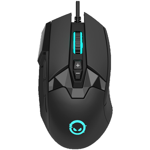 LORGAR Stricter 579, gaming mouse, 9 programmable buttons, Pixart PMW3336 sensor, DPI up to 12 000, 50 million clicks buttons lifespan, 2 s