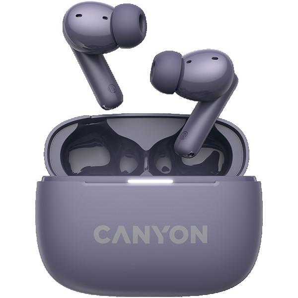 CANYON OnGo TWS-10 ANC+ENC, Bluetooth Headset, microphone, BT v5.3 BT8922F, Frequence Response:20Hz-20kHz, battery Earbud 40mAh*2+Charging 