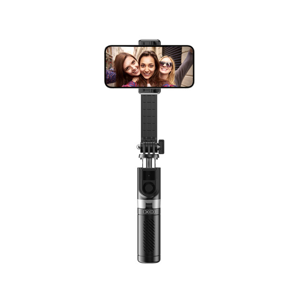 XO selfie štap Bluetooth sa podesivim stativom SS10 crni 80cm
