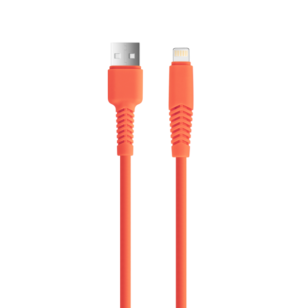Setty cable USB - Lightning 1,5 m 2,1A KSA-L-1.5210 orange