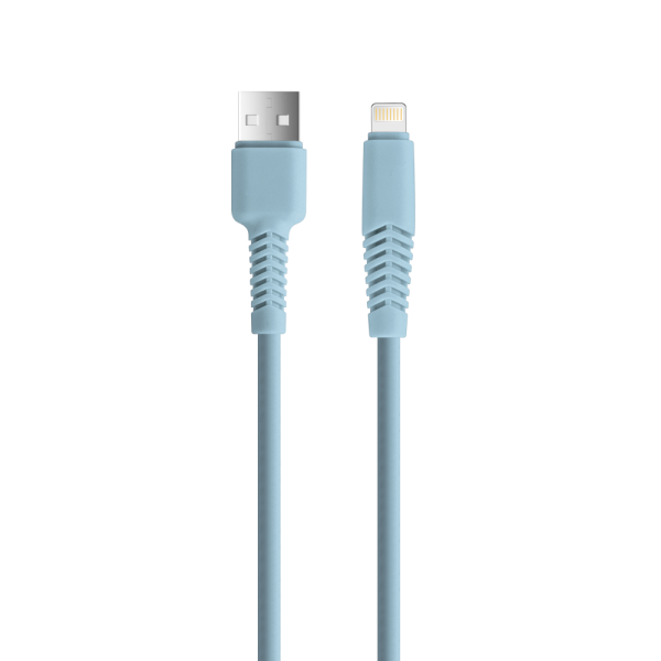 Setty cable USB - Lightning 1,5 m 2,1A KSA-L-1.523 blue