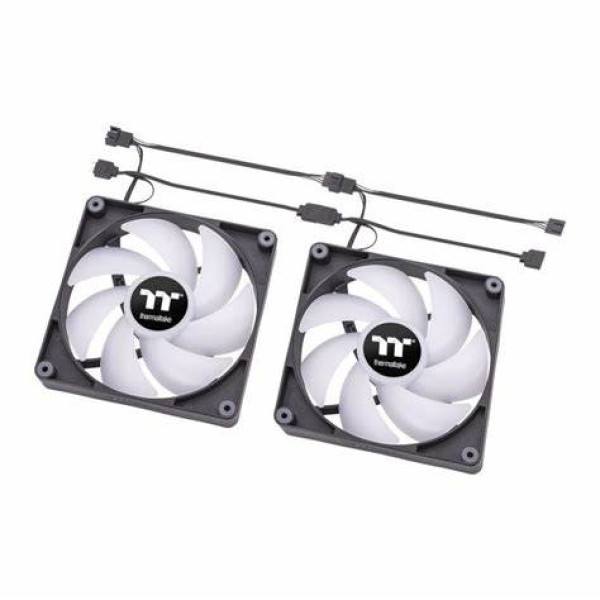 Case Fan Thermaltake CT140 ARGB PC Cooling Fan 2 PackFan14025PWM 5001500 RPM