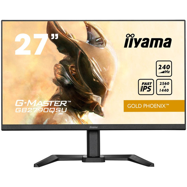 IIYAMA Monitor LED GB2790QSU-B5 GAMING 27inch 240Hz  Fast IPS, matte finish 2560 x 1440 @240Hz  400cd  1ms HDMI DP USB Full ERGO ( GB2790QS