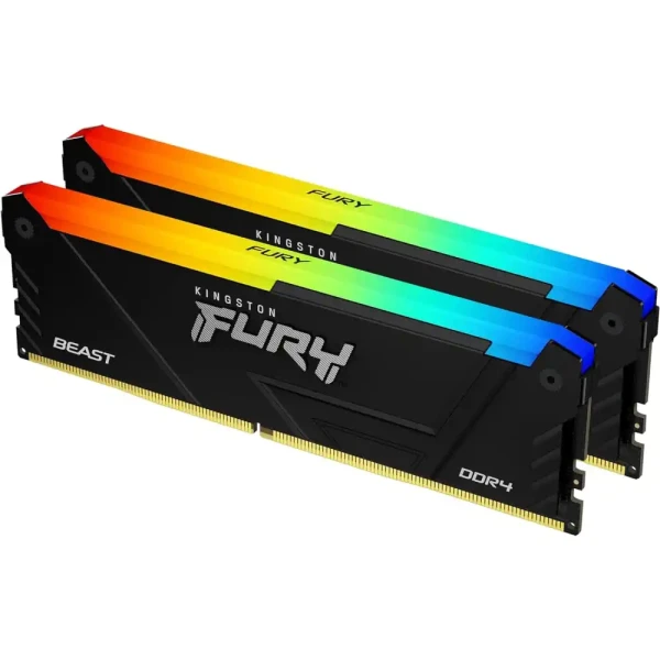 Memorija DDR4 32GB(2x16GB) 3200MHz Kingston Beast RGB KF432C16BB2AK232 Fury
