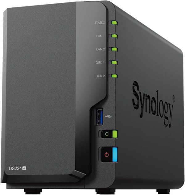 NAS Synology DS224+, DiskStation+ serija, 2HDD, 2LAN, 2USB ( 5261 )