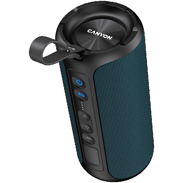 CANYON OnMove 15, Bluetooth speaker,Dark blue, IPX6,2*20W,7.4V 2600mah battery, EQ,TWS,AUX,Hand-free ( CNE-CBTSP15BK ) 