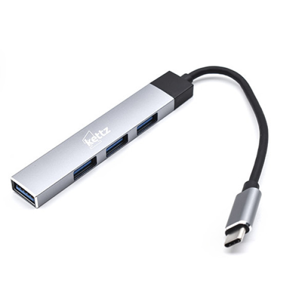 USB HUB Kettz USB-C 3.0 4Port HUB-C40