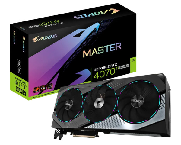 GIGABYTE nVidia GeForce RTX 4070 Ti SUPER MASTER 16GB GV-N407TSAORUS M-16GD grafička karta