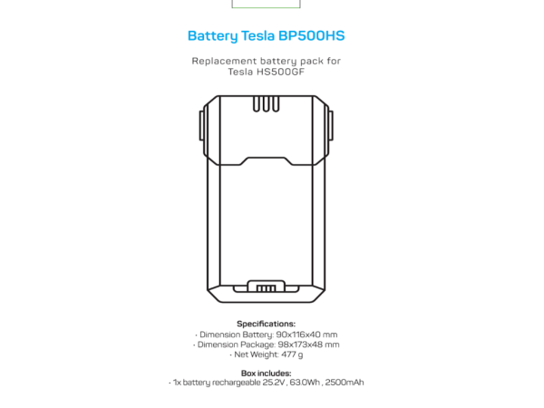 Batterry pack TESLA HS500GFBaterije za usisivač' ( 'BP500HS' ) 