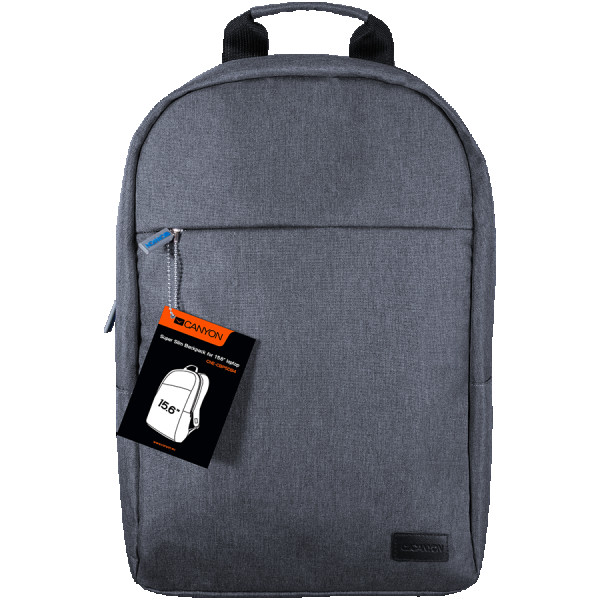 CANYON BP-4, Backpack for 15.6 laptop, material 300D polyeste, Gray, 450*285*85mm,0.5kg,capacity 12L ( CNE-CBP5DB4 ) 