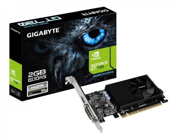 GIGABYTE nVidia GeForce GT 730 2GB 64bit GV-N730D5-2GL rev. 1.0