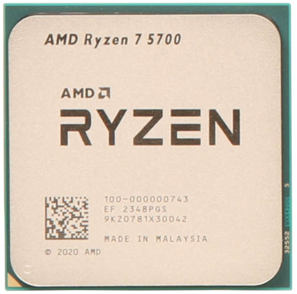 CPU AM4 AMD Ryzen 7 5700 8C16T, 3.70-4.60GHz 100-000000743 Tray