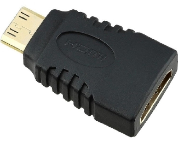 FAST ASIA Adapter Mini HDMI (M) - HDMI (F) crni