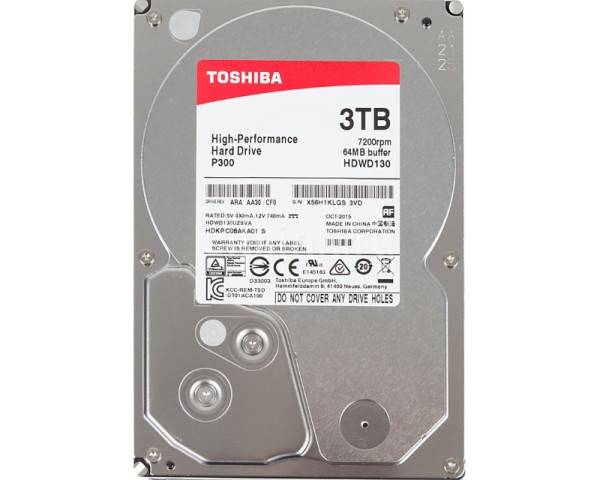 TOSHIBA 3TB 3.5