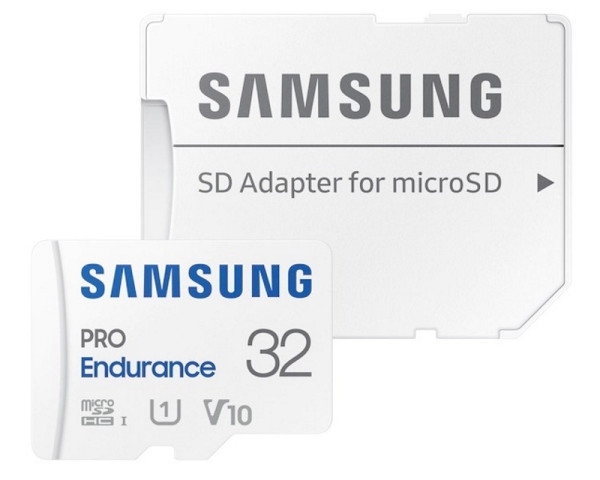 SAMSUNG PRO Endurance MicroSDXC 32GB U3 + SD Adapter MB-MJ32KA