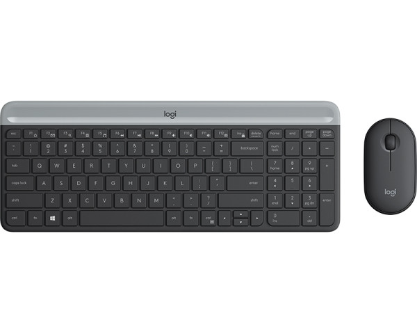 LOGITECH MK470 Wireless Desktop YU Graphite tastatura + miš