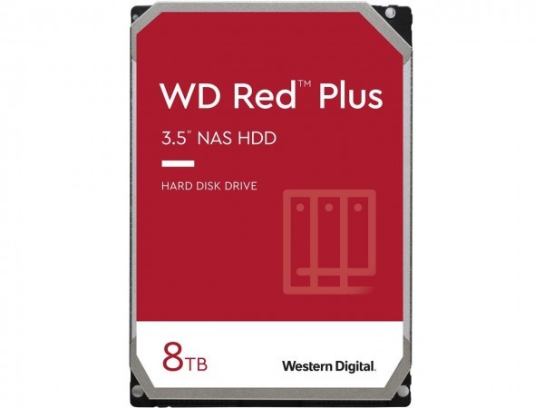 HDD WD 8TB WD80EFBX FES-SATA RED PLUS 7200RPM 256MB