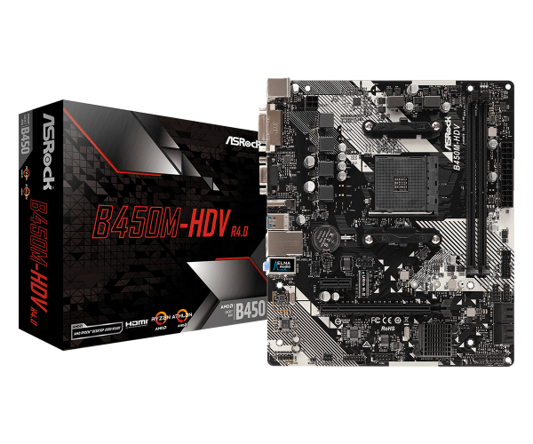 MB AsRock AMD AM4 B450M-HDV R4.0